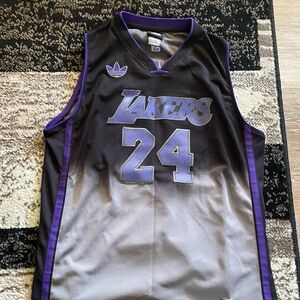 Lakers Basketball Jersey with Purple Trim